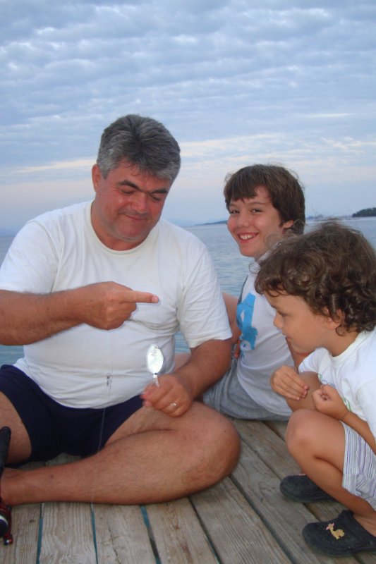 Krf, Dasija, plaža, pecanje